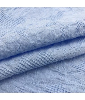 Good quality wholesale mesh jacquard sofa textile raw material pure cotton fabric for clothing