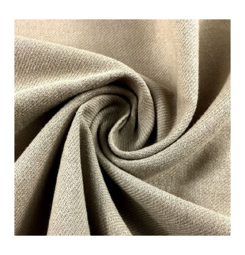 100% Organic Cotton Knitted Textile Twill Fabric Double Faced Roll Woven Water Scrubbing Cotton knitted fabric