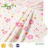 Wholesale 100% cotton knit interlock flower print gingham fabric textile fabric