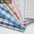 Wholesale Casual Fashion Dobby Gingham Check Shirt Fabric 100 Cotton