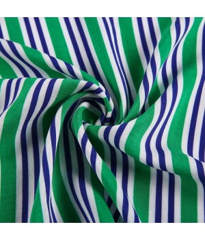 Gold supplier cheap pure rayon voile flat screen printed taffeta stripe woven fabric