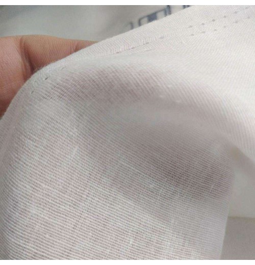 Factory price Comfortable Super Soft Bleached 100% Cotton White Mull Lightweight White Mull Gauze Fabric for Lining