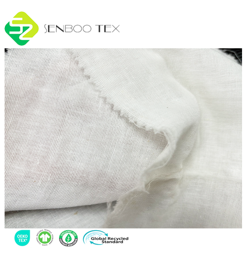 100% Cotton Fabric-Double Layer Bleached Muslin Gauze Soft Newborn Blanket for Sensitive Skin Versatile Use Shirts Clothing